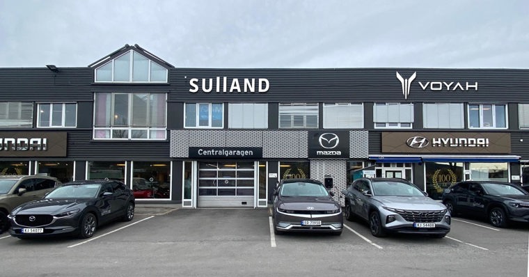 Sulland skiltet av Sign Consult. FOTO